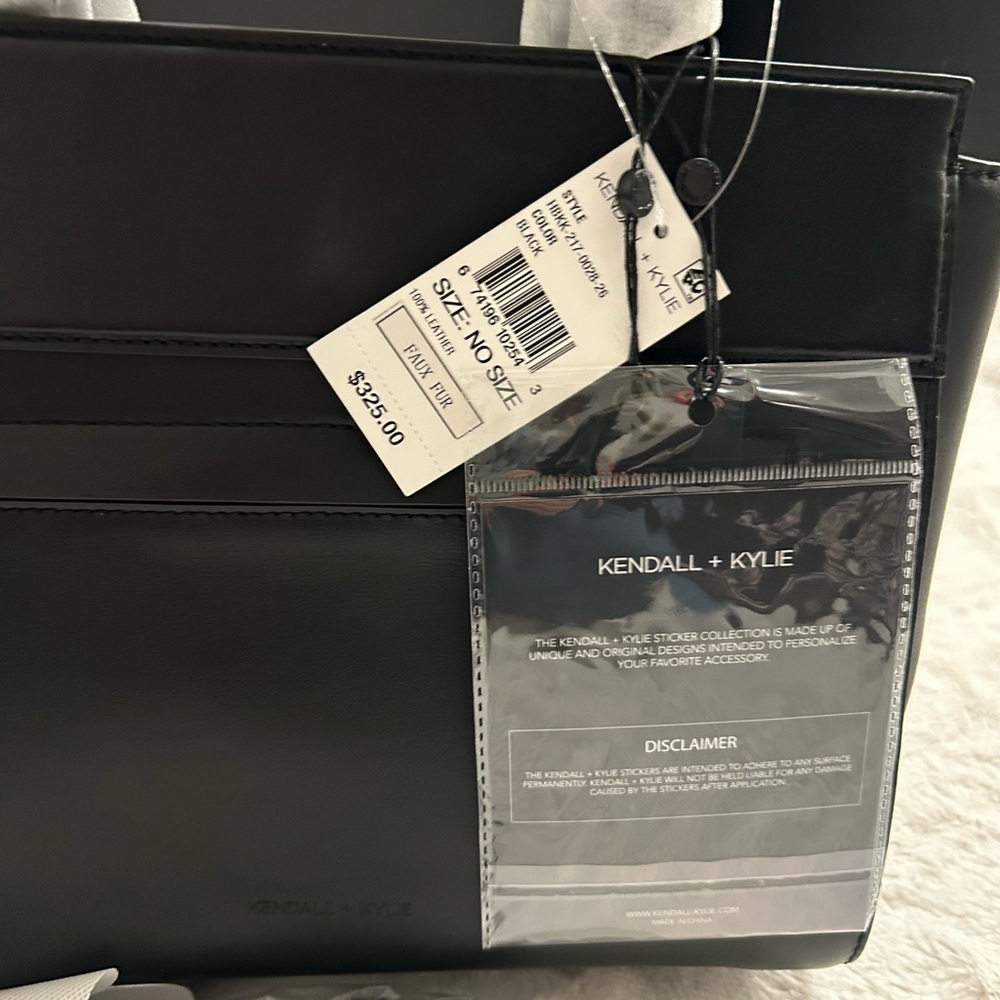 Kendall & Kylie Classic Black Satchel - Picture 6 of 8